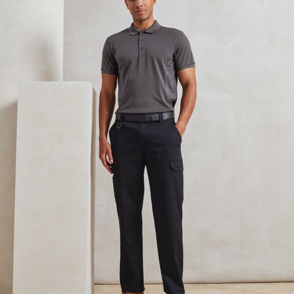 Premier Stretchchecker work cargo trousers PR565 Stretchchecker work cargo trousers Thumbnail