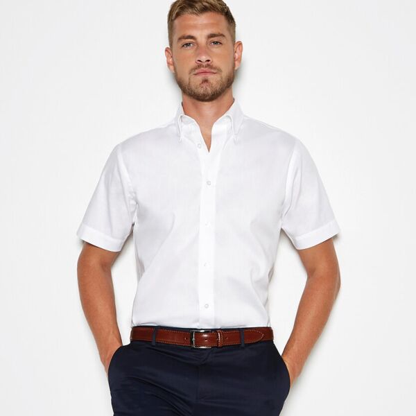 Kustom Kit Premium Oxford shirt short-sleeved (tailored fit) KK187 Premium Oxford shirt short-sleeved (tailored fit) Thumbnail