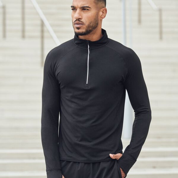 Long-sleeved ¼ zip top Thumbnail