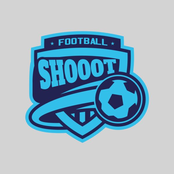Shoot Football logo template Thumbnail