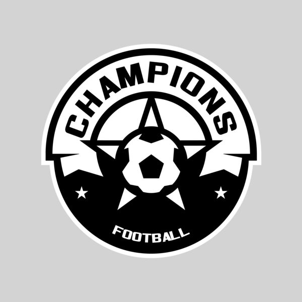 Champions Football logo template Thumbnail