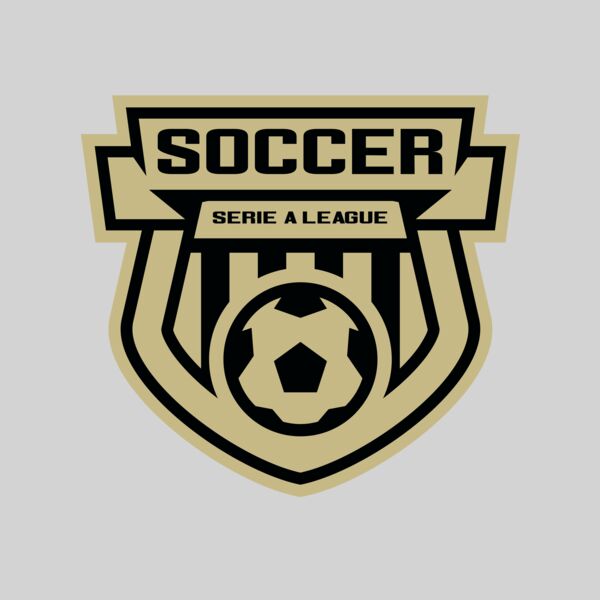 Serie a league soccer logo template Thumbnail