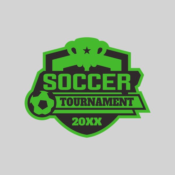 Soccer Tournament logo template 02 Thumbnail