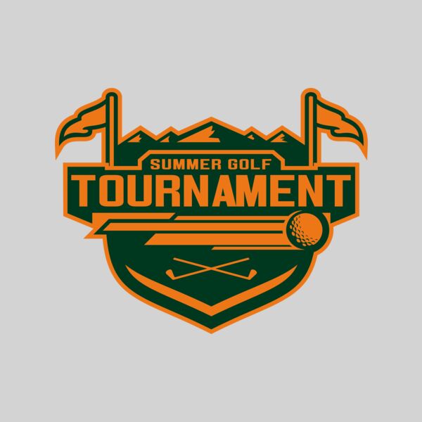 Tournament Summer golf logo template	02 Thumbnail
