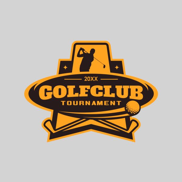 Golf club Tournament logo template 05 Thumbnail