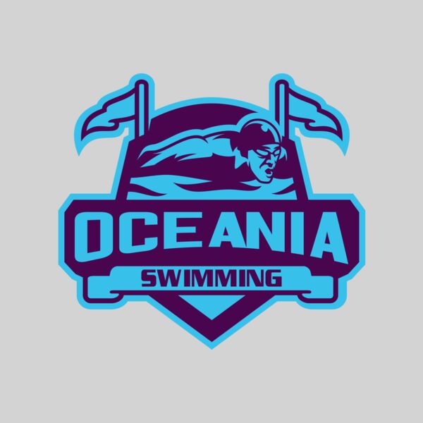 Oceania Swimming logo template Thumbnail