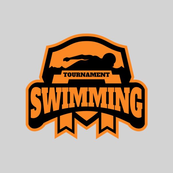 Swimming Tournament logo template 03 Thumbnail