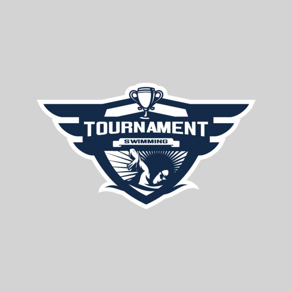 Swimming Tournament logo template 04 Thumbnail