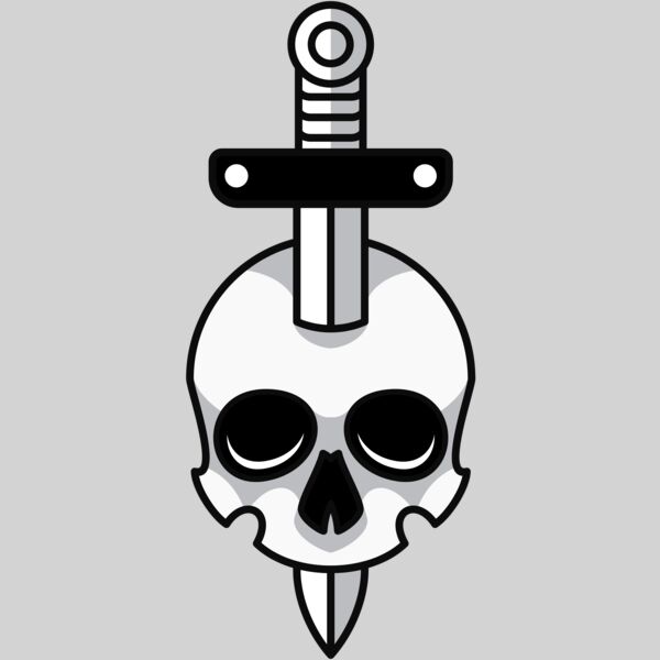 Elements Skull logo template 07 Thumbnail