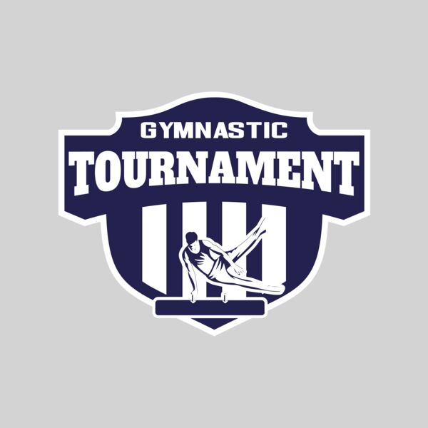 Gymnastic Tournament logo template Thumbnail