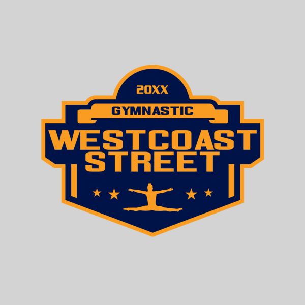 West Coast Street Gymnastic logo template 02 Thumbnail