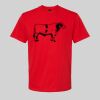 Softstyle™ midweight adult t-shirt Thumbnail