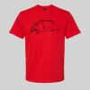 Softstyle™ midweight adult t-shirt Thumbnail