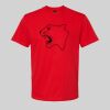 Softstyle™ midweight adult t-shirt Thumbnail