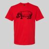 Softstyle™ midweight adult t-shirt Thumbnail
