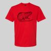Softstyle™ midweight adult t-shirt Thumbnail
