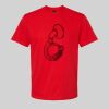 Softstyle™ midweight adult t-shirt Thumbnail