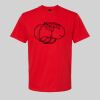 Softstyle™ midweight adult t-shirt Thumbnail