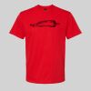 Softstyle™ midweight adult t-shirt Thumbnail