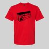 Softstyle™ midweight adult t-shirt Thumbnail