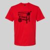 Softstyle™ midweight adult t-shirt Thumbnail