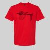 Softstyle™ midweight adult t-shirt Thumbnail