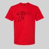 Softstyle™ midweight adult t-shirt Thumbnail