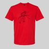 Softstyle™ midweight adult t-shirt Thumbnail