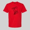 Softstyle™ midweight adult t-shirt Thumbnail