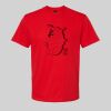 Softstyle™ midweight adult t-shirt Thumbnail