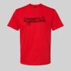 Softstyle™ midweight adult t-shirt Thumbnail