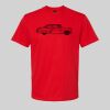 Softstyle™ midweight adult t-shirt Thumbnail