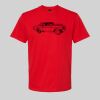 Softstyle™ midweight adult t-shirt Thumbnail