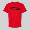 Softstyle™ midweight adult t-shirt Thumbnail