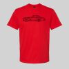 Softstyle™ midweight adult t-shirt Thumbnail