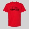 Softstyle™ midweight adult t-shirt Thumbnail