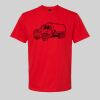 Softstyle™ midweight adult t-shirt Thumbnail