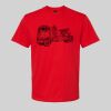 Softstyle™ midweight adult t-shirt Thumbnail