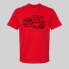 Softstyle™ midweight adult t-shirt Thumbnail