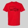 Softstyle™ midweight adult t-shirt Thumbnail