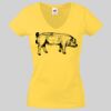 Lady-fit Valueweight V-Neck T-Shirt Thumbnail
