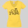 Lady-fit Valueweight V-Neck T-Shirt Thumbnail
