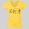 Lady-fit Valueweight V-Neck T-Shirt Thumbnail