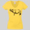 Lady-fit Valueweight V-Neck T-Shirt Thumbnail