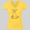 Lady-fit Valueweight V-Neck T-Shirt Thumbnail