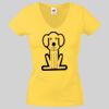 Lady-fit Valueweight V-Neck T-Shirt Thumbnail