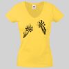 Lady-fit Valueweight V-Neck T-Shirt Thumbnail