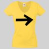 Lady-fit Valueweight V-Neck T-Shirt Thumbnail