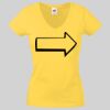 Lady-fit Valueweight V-Neck T-Shirt Thumbnail