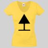 Lady-fit Valueweight V-Neck T-Shirt Thumbnail